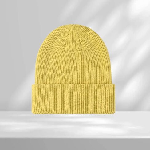 Classic Cuffed Knit Hat for Outdoor Activities in Saudi Arabia