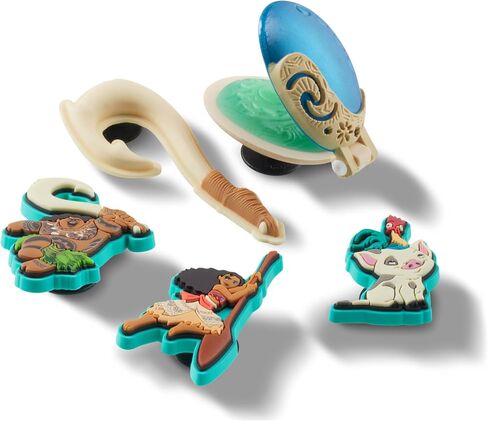 Crocs Jibbitz Moana Disney Princess Shoe Charms, Moana, 5-Pack in Saudi Arabia