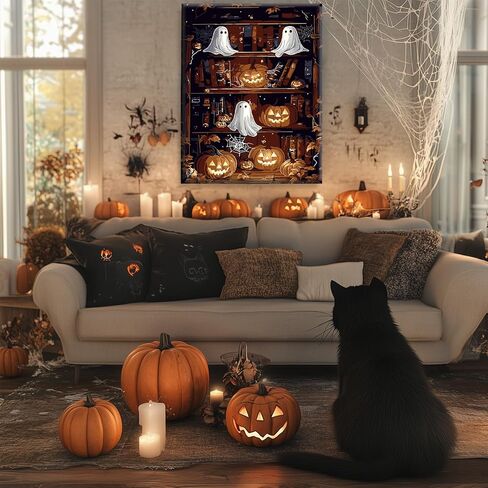 Paint by Numbers Kit for Adults with Framed Canvas&Wooden Easel, DIY Acrylic Paint by Numbers Kits for Adults Beginner, Castle Night Drawing Paintwork Arts and Crafts for Home Wall Decor, 12x16inch in Kuwait