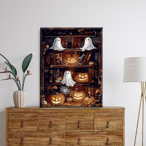 Paint by Numbers Kit for Adults with Framed Canvas&Wooden Easel, DIY Acrylic Paint by Numbers Kits for Adults Beginner, Castle Night Drawing Paintwork Arts and Crafts for Home Wall Decor, 12x16inch in Kuwait