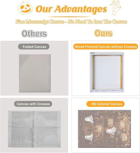 Paint by Numbers Kit for Adults with Framed Canvas&Wooden Easel, DIY Acrylic Paint by Numbers Kits for Adults Beginner, Castle Night Drawing Paintwork Arts and Crafts for Home Wall Decor, 12x16inch in Kuwait