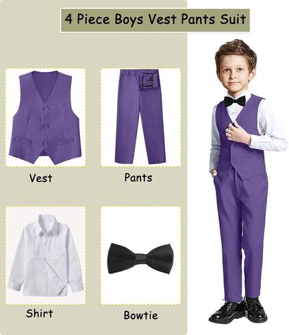 الأولاد 4 قطع دعاوى ضئيلة ملاءمة الأطفال ملابس السترة فستان السراويل in Kuwait