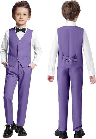 الأولاد 4 قطع دعاوى ضئيلة ملاءمة الأطفال ملابس السترة فستان السراويل in Kuwait