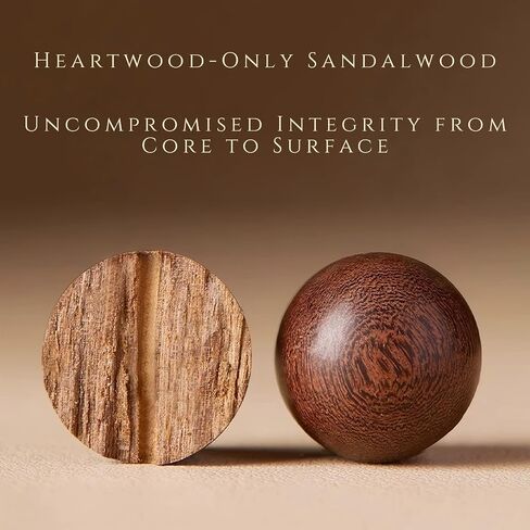 Feng Shui Wood Bracelet – Natural Golden Sandalwood Beads, Buddhist Mala for Wealth, Luck, Prosperity, & Positive Energy, Unisex Spiritual Gift for Meditation & Healing in Saudi Arabia