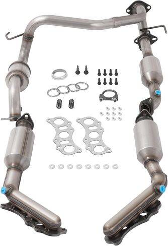 Left Right Catalytic Converter Compatible with 2009-2011 Toyota Tacoma 4.0L AWD Models Only Silvery 409 Stainless Steel Catalytic Convertor in Saudi Arabia