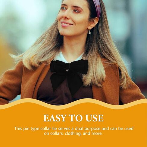 KESYOO Bow Tie Brooch Women Large Bow Brooch Fashion Clothing Pin Coat Lapel for Party Wedding in Saudi Arabia
