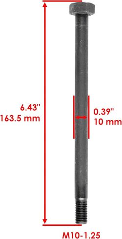 Caltric Rear Axle Hub Bearing Carrier Studs Bolt Compatible with Yamaha 90101-10685-00 in Saudi Arabia