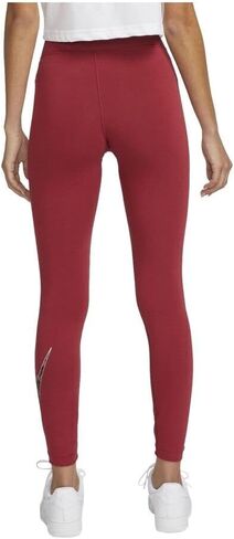 Women's Nike Red/Animal Printed Tight Fit Mid Rise Full Length Leggings - S in Saudi Arabia