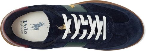POLO RALPH LAUREN Mens Heritage Aera Suede Sneakers Navy/Wine/Forest 1 15 Medium in Saudi Arabia