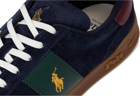 POLO RALPH LAUREN Mens Heritage Aera Suede Sneakers Navy/Wine/Forest 1 15 Medium in Saudi Arabia