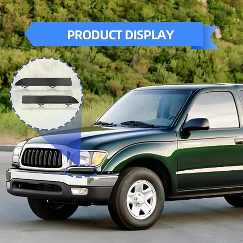 Front Bumper Grille Headlight Filler Trim Panels Compatible with Toyota Tacoma 2001 2002 2003 2004 Replace OE Number TO1088108 TO1089108 5251335060 5251235050 (1Pair) in Saudi Arabia