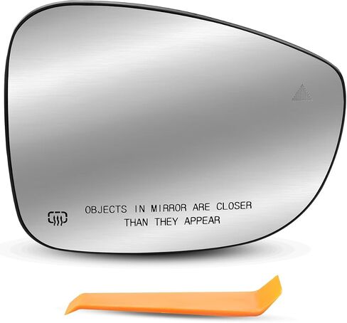Right Passenger Side Mirror Glass Compatible with Chrysler Pacifica 2017-2022 Voyager 2020-2022 Replace 68318282AB, with Heated Blind Spot Detection in Saudi Arabia