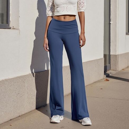 أضعاف أكثر من السراويل اليوغا للنساء منخفضة الارتفاع مضيئة الساق Sweatpants Y2k جرس أسفل بسط فضفاض الصالة الرياضية صالة طماق in Kuwait