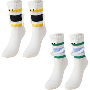 دمى ثلاثية الأبعاد، جوارب مغناطيسية مضحكة لليدين، زوجان من الجوارب المجنونة للأيدي المغناطيسية، أشياء غريبة لطيفة للمراهقين in Kuwait