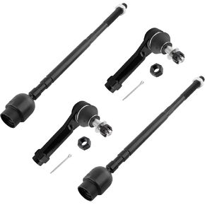 4Pcs Suspension Kit Inner and Outer Tie Rod Ends Set Fit For Chevrolet Impala 2004 2005 2006-2016, For Chevrolet Monte Carlo 2004-2005, For Pontiac Grand Prix 1997-2003 Replace# EV195 ES3453 in Kuwait