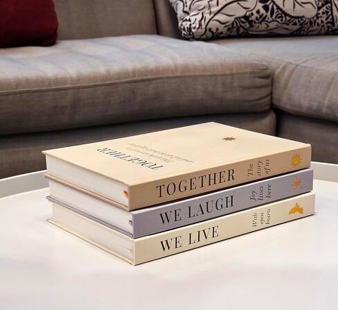 Aesthetic Decorative Books - Coffee Table, Bookshelf, Mantel, Home Decor - 3 Hardcover Travel-Themed Display Stacked Books with Blank Pages Featuring World Cities: Barcelona, Milan & Los Angeles in Kuwait