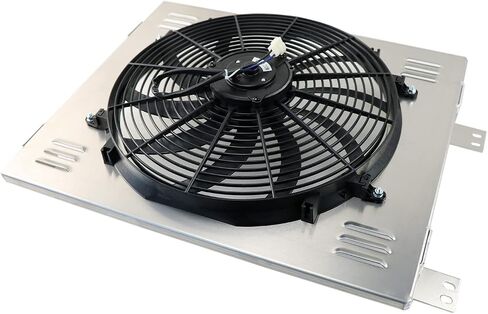 Performance Aluminum Shroud+Fan for 1960 1961 1962 Chevy GMC C/K Pickup Truck C10 C20 30 K10 K20 K30 GMC Suburban High Output Radiator Fan in Saudi Arabia