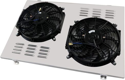 Performance Aluminum Shroud+Fan for 1988-1999 1998 Chevy GMC Truck C/K 1500 2500 3500 5.7L High Output Dual Radiator Fan in Saudi Arabia