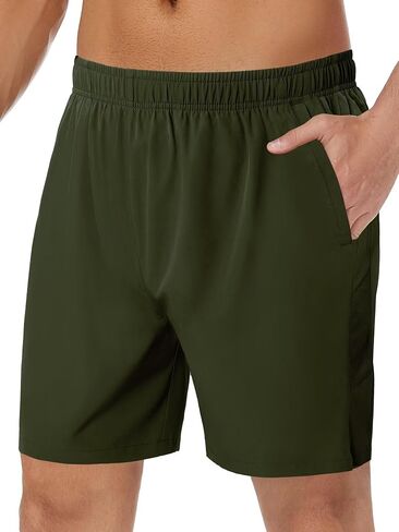 Men's Casual Shorts Stretch Waistband Walking Hiking Golf Shorts with Pockets in Saudi Arabia