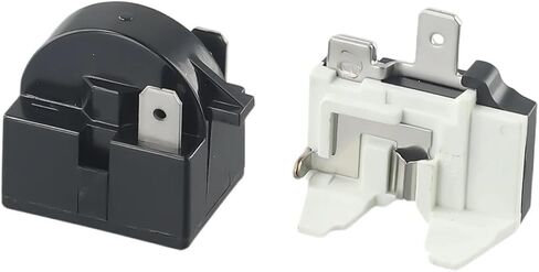 1pc Refrigerator Starter Overload Protector for Refrigerator Start Relay 1/2 Pin 15 Ohm + 1/6H Compressor Overload Protector(2 Pin 15 Ohm) in Saudi Arabia