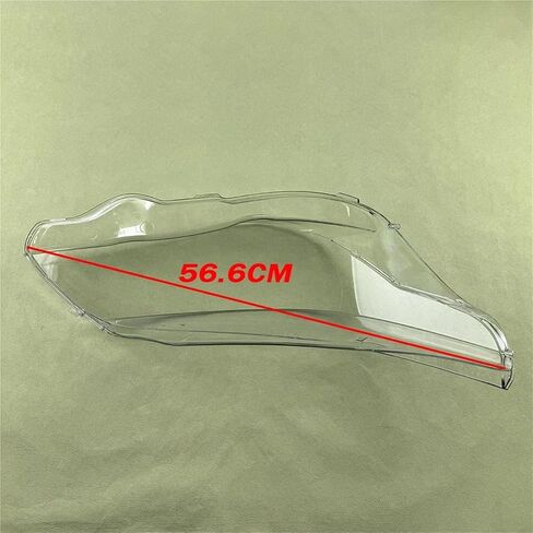 Compatible for BMW 5 Series E60 E61 520i 523 525 530i 2004~2010 Low Lampshade Headlight Shell Headlamp Lamp Cover Transparent Shade Lens(Low Left) in Saudi Arabia