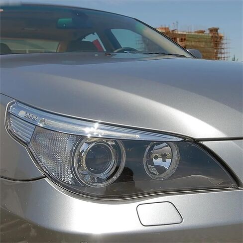 Compatible for BMW 5 Series E60 E61 520i 523 525 530i 2004~2010 Low Lampshade Headlight Shell Headlamp Lamp Cover Transparent Shade Lens(Low Left) in Saudi Arabia