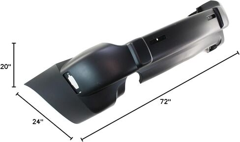 BUMPERS THAT DELIVER - Primered, Rear Bumper Cover Replacement Compatible with 2006-2011 Chevy Chevrolet HHR 06-11, GM1100741 in Saudi Arabia