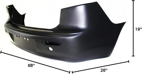 Garage-Pro Rear Bumper Cover Compatible with 2008-2017 Mitsubishi Lancer in Saudi Arabia