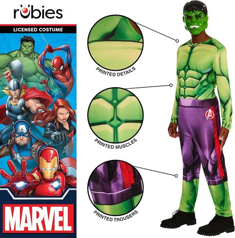 Rubies Official Hulk Classic Adult Costume - Small in Saudi Arabia