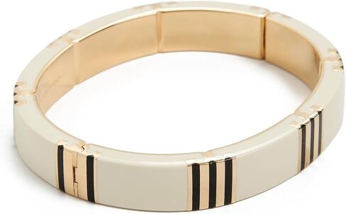 Tory Burch Women's T Stripe Bangle in Saudi Arabia