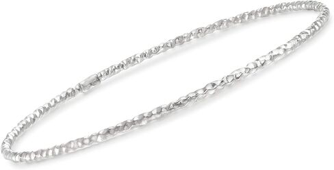 Ross-Simons Two-Tone Sterling Silver Jewelry Set: 6 Bangle Bracelets in Saudi Arabia