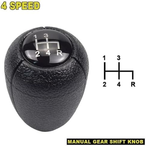 AJHLJ® 4 Speed Manual Car Gear Shift Konb Gaiter Shifter Knob for Nissan Datsun 1200 B110 510 1600 (4 Speed) in Kuwait