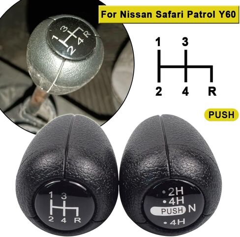 AJHLJ® 4 Speed Manual Car Gear Shift Konb Gaiter Shifter Knob for Nissan Datsun 1200 B110 510 1600 (4 Speed) in Kuwait