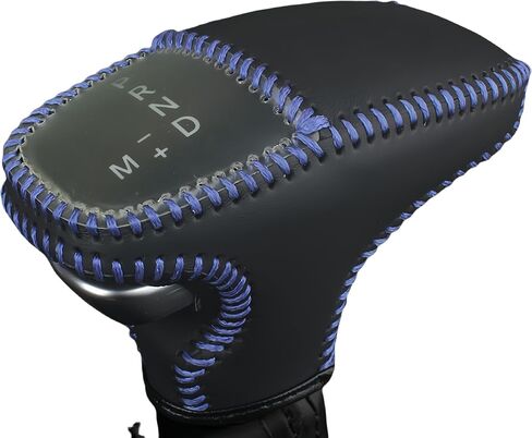 Leather Gear Shift Knob Covers for Dodge Charger Challenger 2015-2023 and Dodge Durango18-23,Carbon Fiber Leather Hand-Stitched Shifter Sleeve in Saudi Arabia