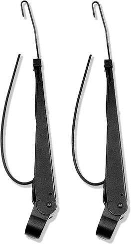 1 Pair Front Windshield Wiper Arm Kit Noiseless Rust Protection Fits Compatible with 1990-2007 Peterbilt 379 Replace OE 602511 R236002 Left and Right in Kuwait