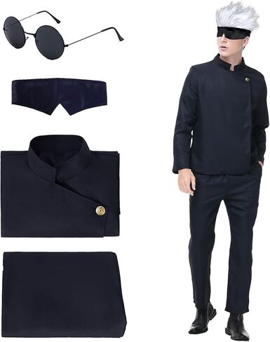 زي تنكري للمدرسة الثانوية للرجال، زي تنكري للمدرسة الهالوين، سروال سترات مع نظارات in Kuwait