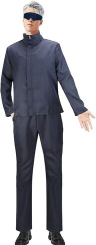 زي تنكري للمدرسة الثانوية للرجال، زي تنكري للمدرسة الهالوين، سروال سترات مع نظارات in Kuwait