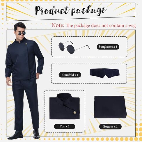 زي تنكري للمدرسة الثانوية للرجال، زي تنكري للمدرسة الهالوين، سروال سترات مع نظارات in Kuwait