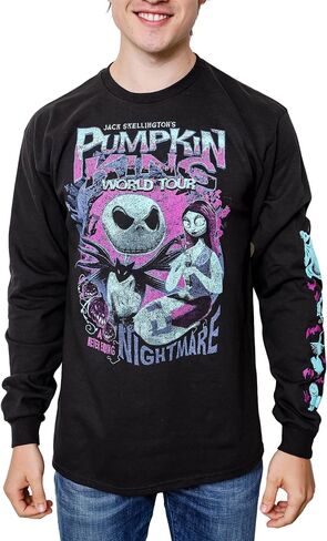 Disney Nightmare Before Christmas Jack Skellington Nightmare King World Tour T-Shirt in Saudi Arabia