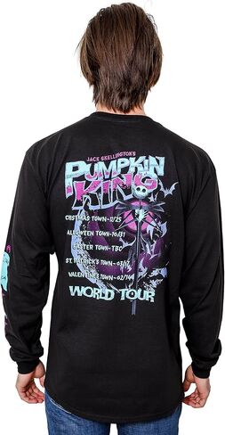Disney Nightmare Before Christmas Jack Skellington Nightmare King World Tour T-Shirt in Saudi Arabia