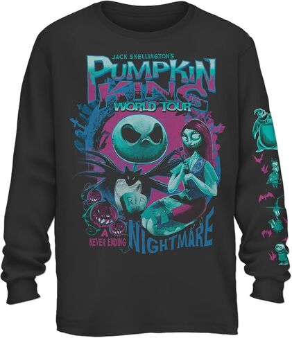 Disney Nightmare Before Christmas Jack Skellington Nightmare King World Tour T-Shirt in Saudi Arabia