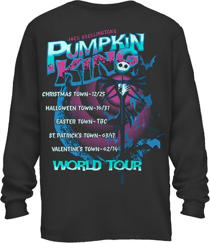 Disney Nightmare Before Christmas Jack Skellington Nightmare King World Tour T-Shirt in Saudi Arabia