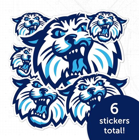 Desert Cactus Villanova University Stickers VU Wildcats Stickers Wildcats Vinyl Decals Laptop Water Bottle Car Scrapbook T3 (Type 3-4) in Saudi Arabia