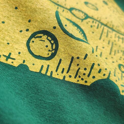 Green Bay Football Wisconsin Cheese T-Shirt, Hand-Drawn, Printed in USA in Saudi Arabia