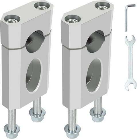 Mini Bike Handlebar Risers 7/8 22mm Handlebar Riser Replacement for Coleman BT200X CT200U-EX Trailmaster MB200 Mega Moto 80 105 Razor MX650 Apollo SSR 110 125 Dirt Pit Bike Motorcycle Parts in Kuwait
