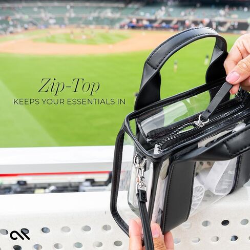 Case-Mate Soap Bubble Micro Tote Bag for Women - Iridescent Mini Purse with Jacquard Crossbody Strap - Small Handbag - Water-Resistant Clear Tote Bag for Keys, Phone, Wallet and Sunglasses in Kuwait