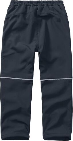 Waterproof Snow Pants for Kids Boys Girls, Winter Insulated Ski Trousers Fleece Lining, Elastic Waist Softshell Hiking Pants in Saudi Arabia