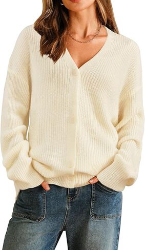 Arach&Cloz Women's Mohair Wool Blend Fall Chunky Business Cardigan Sweaters 2025 in Saudi Arabia