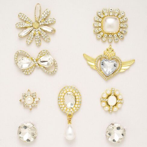 Bling Shoe Charms Chains Pack for Women Adults Teens Girls as Gift, Cute Designer Jewelry Shoe Decorations Accessories for Bubble Slides Clog in Kuwait