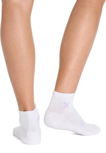Hurley womens 8 Pack Sport Ultra Soft Quarter Crew Socks in Saudi Arabia